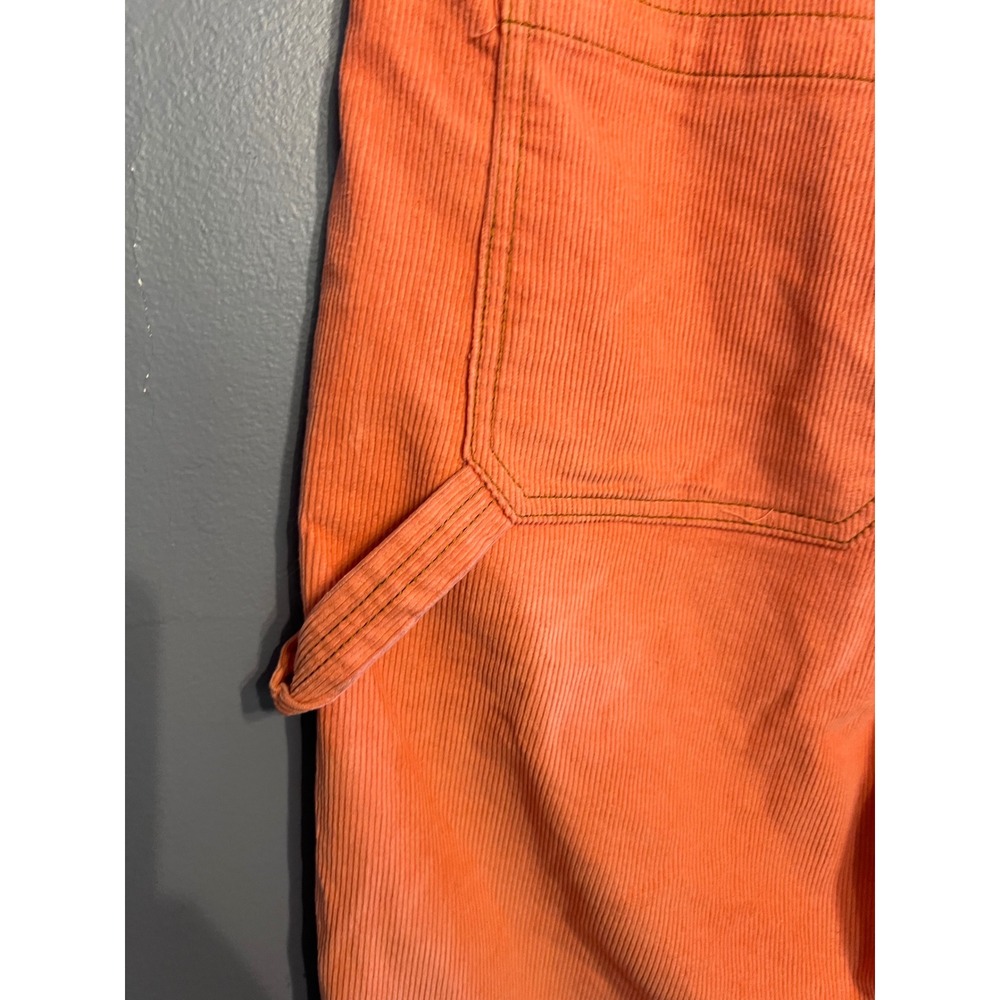 Urban Outfitters BDG Corduroy Carpenter Pants Coral Size 32 Grunge 90s Style - Picture 4 of 14